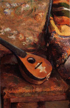 Копия картины "мандолина на стуле" художника "гоген поль"