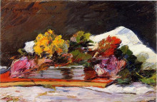 Копия картины "букет цветов" художника "гоген поль"