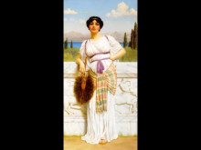 Картина "a greek beauty" художника "годвард джон уильям"
