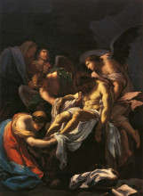Репродукция картины "the burial of christ" художника "гойя франсиско де"