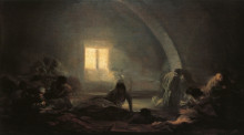 Копия картины "plague hospital" художника "гойя франсиско де"