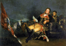 Репродукция картины "manuel godoy, duke of alcudia, &#39;prince of peace&#39;" художника "гойя франсиско де"