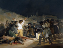Репродукция картины "третье мая 1808 года в мадриде" художника "гойя франсиско де"
