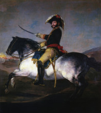 Копия картины "general jose de palafox" художника "гойя франсиско де"