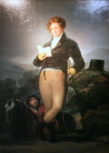 Репродукция картины "portrait of don francisco de borja tellez giron" художника "гойя франсиско де"