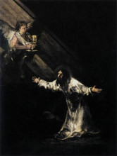 Репродукция картины "christ on the mount of olives" художника "гойя франсиско де"