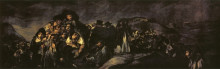 Копия картины "the pilgrimage of san isidro" художника "гойя франсиско де"