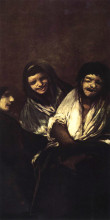 Копия картины "young people laughing" художника "гойя франсиско де"