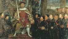 Картина "henry viii and the barber surgeons" художника "гольбейн младший ганс"