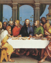 Картина "the last supper" художника "гольбейн младший ганс"