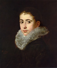 Копия картины "portrait of a young woman" художника "гонсалес ева"