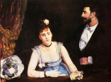 Картина "a box at the italian theatre" художника "гонсалес ева"