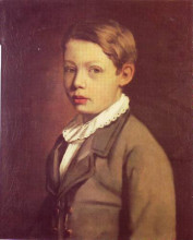Картина "portrait of a boy from the gottlieb family" художника "готтлиб мауриций"
