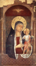 Копия картины "madonna and child giving blessings" художника "гоццоли беноццо"