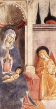 Копия картины "madonna and child (detail)" художника "гоццоли беноццо"