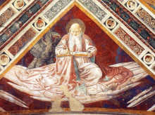 Копия картины "st. john (detail of the four evangelists)" художника "гоццоли беноццо"