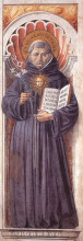 Копия картины "st. nicholas of tolentino" художника "гоццоли беноццо"