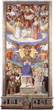 Репродукция картины "st. sebastian intercessor" художника "гоццоли беноццо"