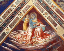 Репродукция картины "st.matthew (detail of the four evangelists)" художника "гоццоли беноццо"