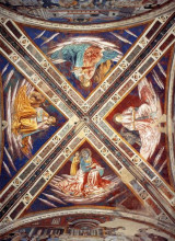 Картина "the four evangelists" художника "гоццоли беноццо"