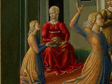 Картина "the dance of salome (detail)" художника "гоццоли беноццо"