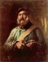 Картина "guardian of chailly" художника "григореску николае"