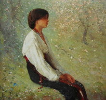 Картина "the spring (detail)" художника "григореску николае"