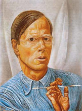 Копия картины "self-portrait" художника "григорьев борис"