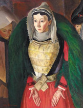 Копия картины "woman from bretagne" художника "григорьев борис"