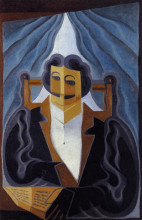 Копия картины "portrait of a man" художника "грис хуан"