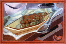 Копия картины "the bunch of grapes" художника "грис хуан"