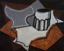 Репродукция картины "the goblet" художника "грис хуан"