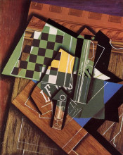 Репродукция картины "the checkerboard" художника "грис хуан"