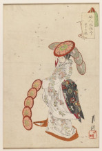 Копия картины "odori dancer" художника "гэкко огата"