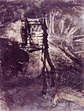Репродукция картины "p&#234;cherie at night" художника "гюго виктор"