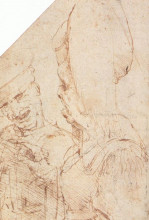 Репродукция картины "matched couple" художника "да винчи леонардо"