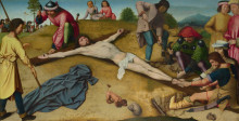 Картина "christ nailed to the cross" художника "давід герард"