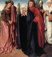 Репродукция картины "the holy women and st. john at golgotha" художника "давід герард"