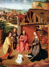 Картина "the nativity" художника "давід герард"