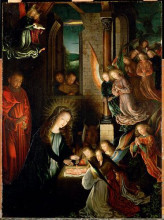 Картина "the nativity" художника "давід герард"