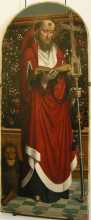 Копия картины "polyptych of cervara: st. jerome" художника "давід герард"