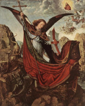 Репродукция картины "altar of archangel michael" художника "давід герард"
