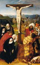 Репродукция картины "the crucifixion" художника "давід герард"
