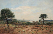Копия картины "a landscape" художника "дамуа пьер эммануэль"