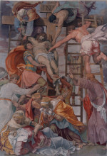 Картина "descent from the cross (the deposition)" художника "даниеле да вольтерра"