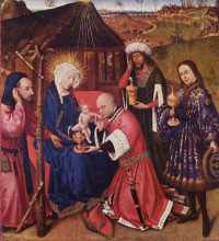 Картина "adoration of the magi" художника "даре жак"