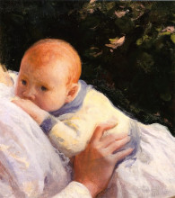 Копия картины "theodore lambert decamp as an infant" художника "де камп джозеф родефер"