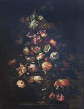 Копия картины "a flower piece" художника "де фьори марио"