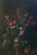 Копия картины "natura morta di fiori in un vaso" художника "де фьори марио"