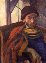 Картина "self-portrait in breton costume" художника "де хан мейер"
